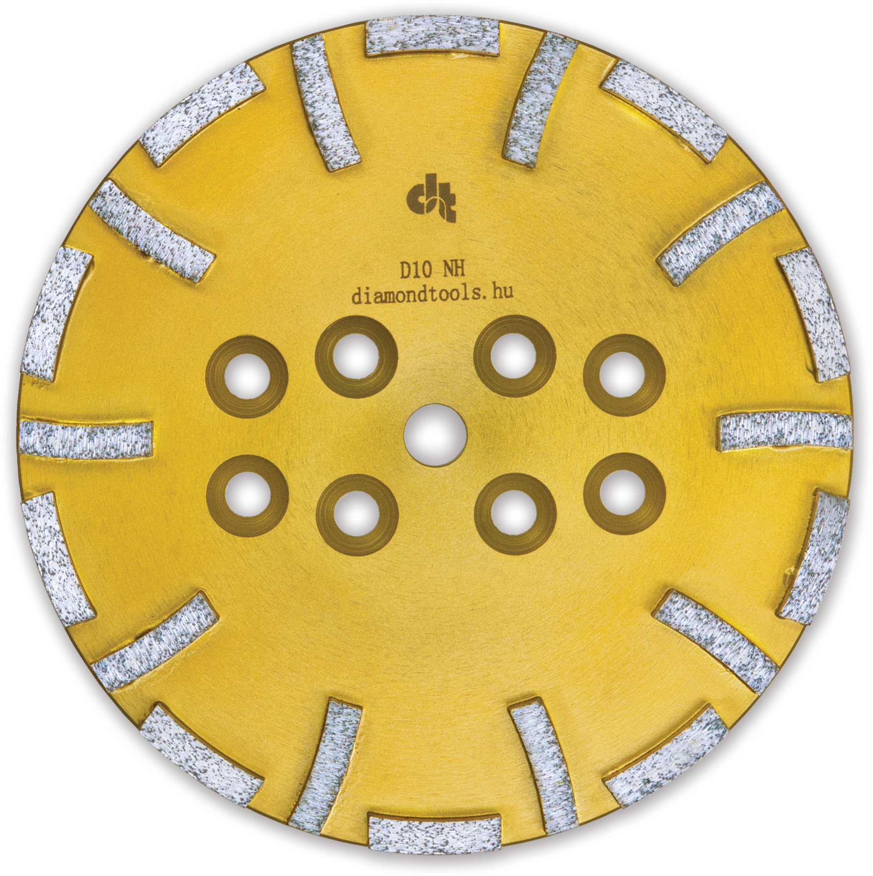 Betoncsiszoló gyémánttárcsa D10 NH 254mm ARANY