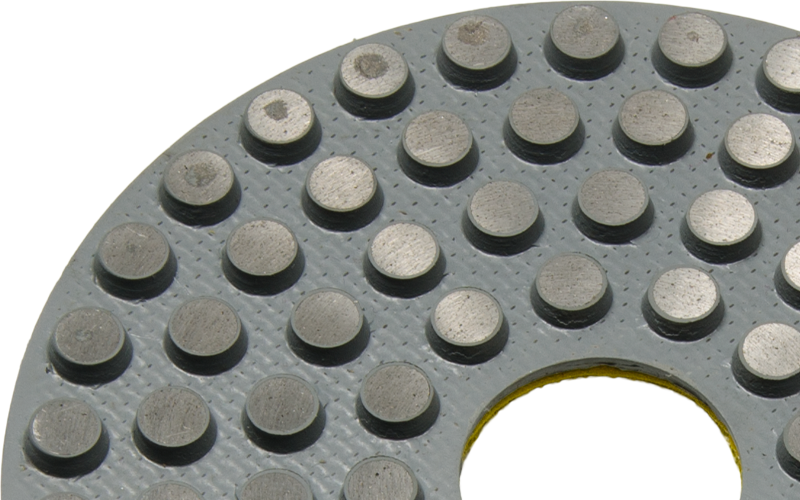 Fémbütykös pad 125mm #300